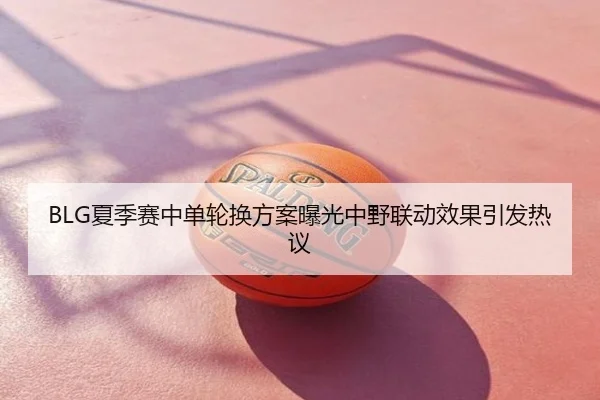 BLG夏季赛中单轮换方案曝光中野联动效果引发热议